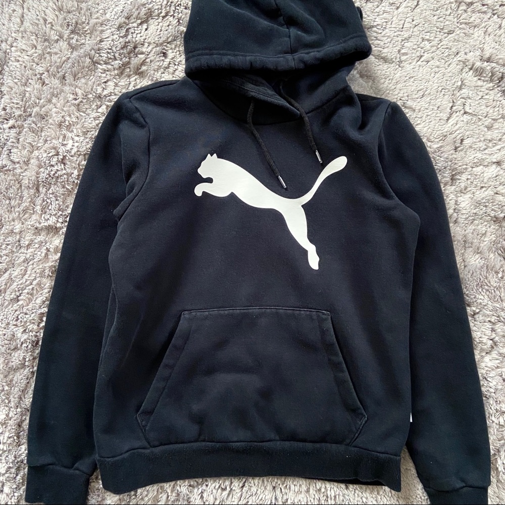 black puma hoodie